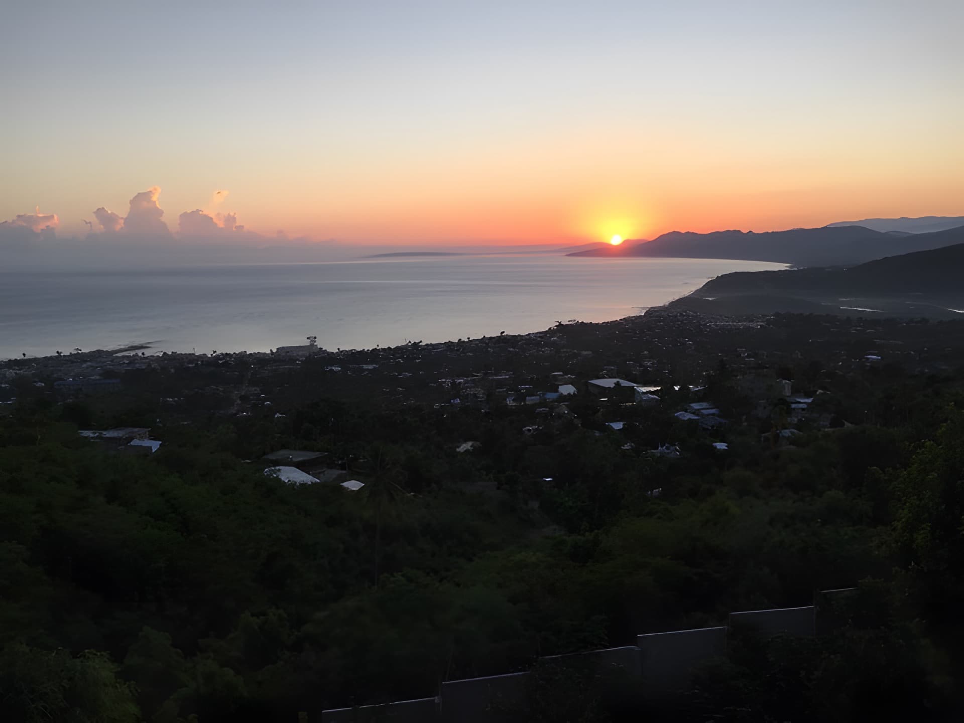 Sunrise in Jeremie, Haiti