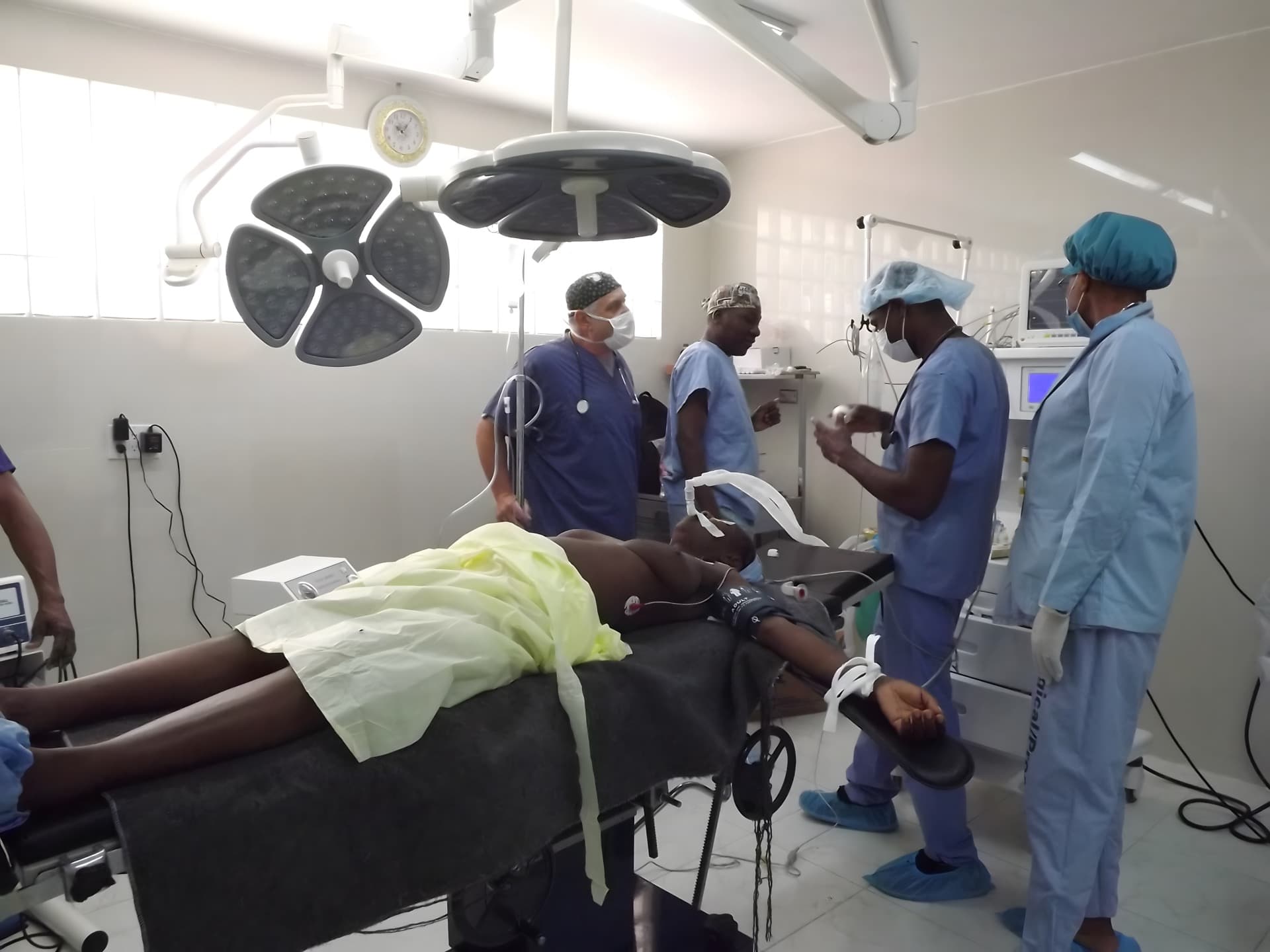 Emeline During Surgery